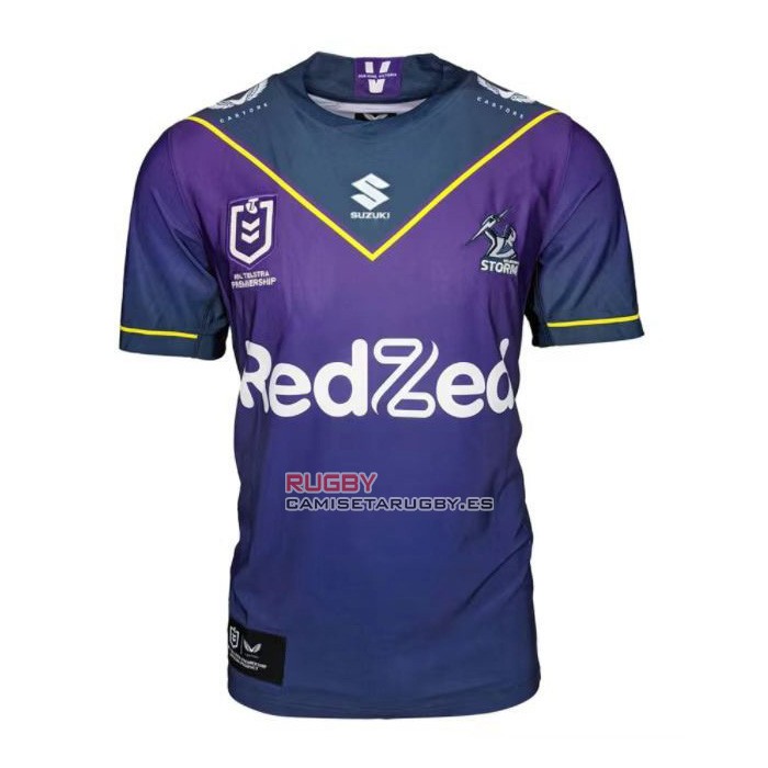 Camiseta Melbourne Storm Rugby 2022 Local